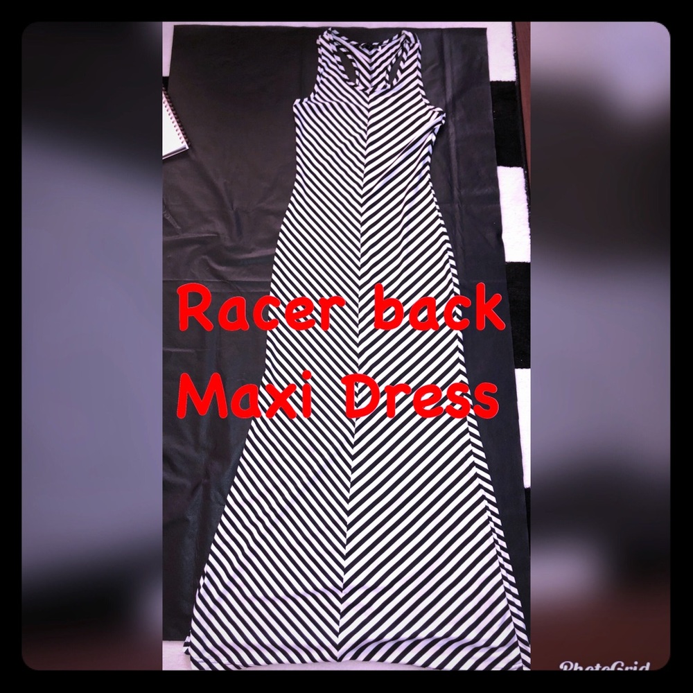 Racer Back Maxi Dress